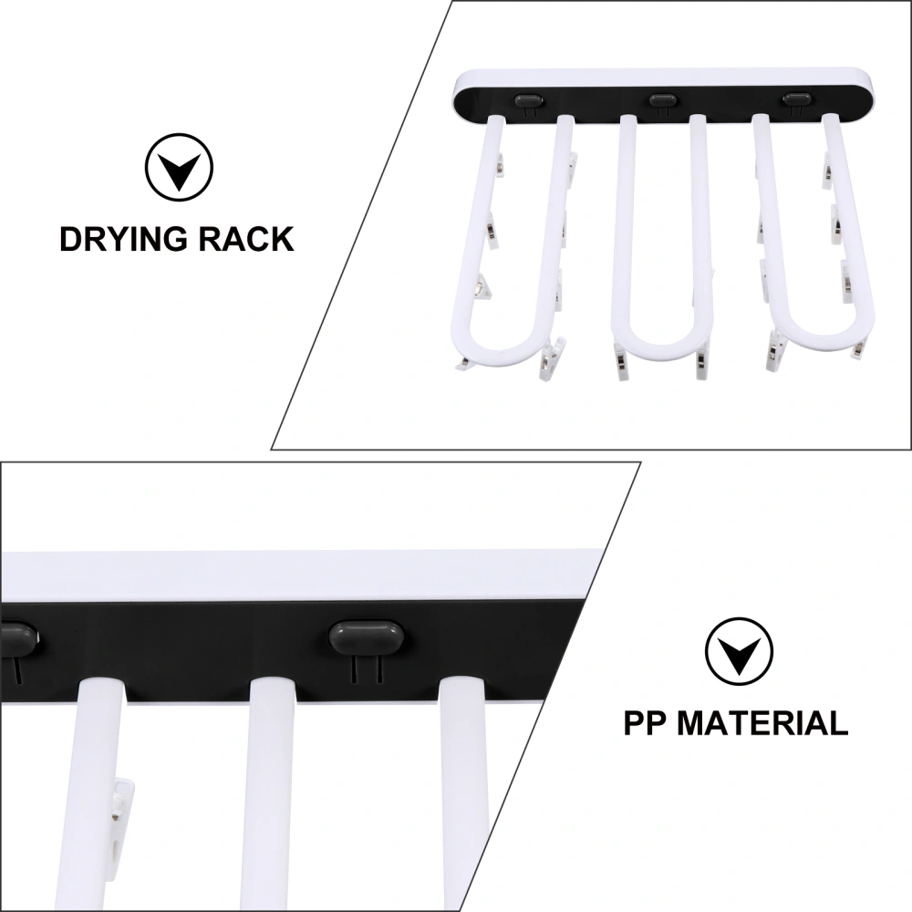 1pc Household Clothes Hanger Collapsible Multifunction Drying Rack Socks Rack