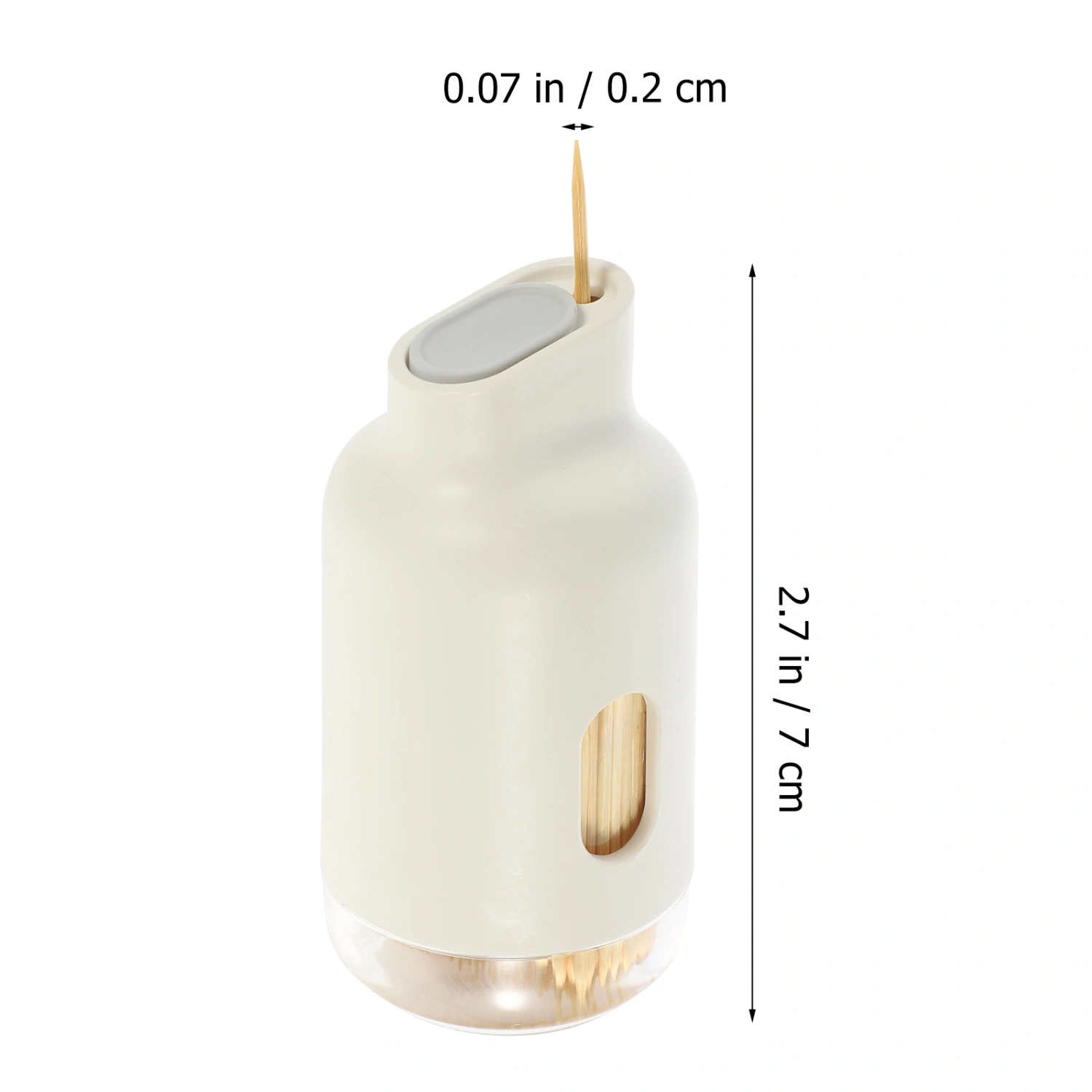 Household Toothpick Holder Delicate Toothpick Container Desktop Toothpick Box Home Accessory