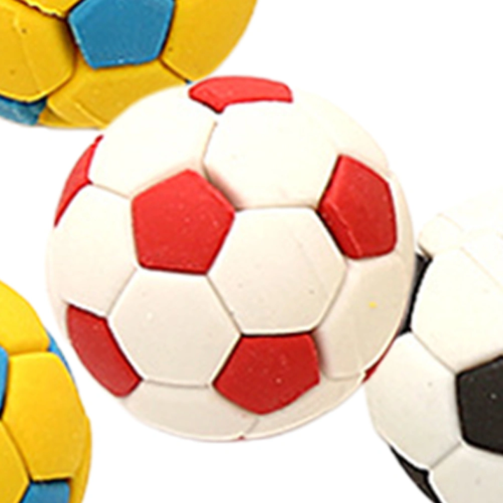 24Pcs Small Football Styling Eraser Little Football Eraser Rubber Pencil Erasers Sets