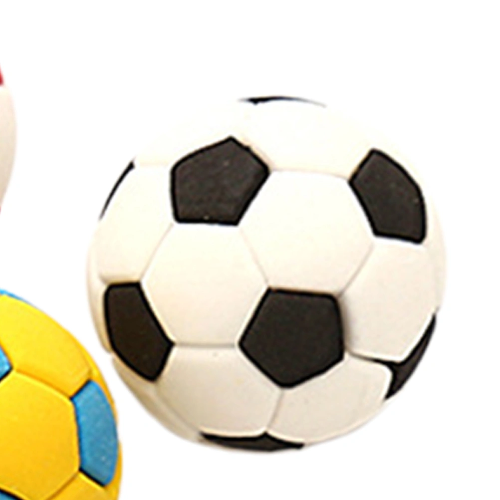 24Pcs Small Football Styling Eraser Little Football Eraser Rubber Pencil Erasers Sets