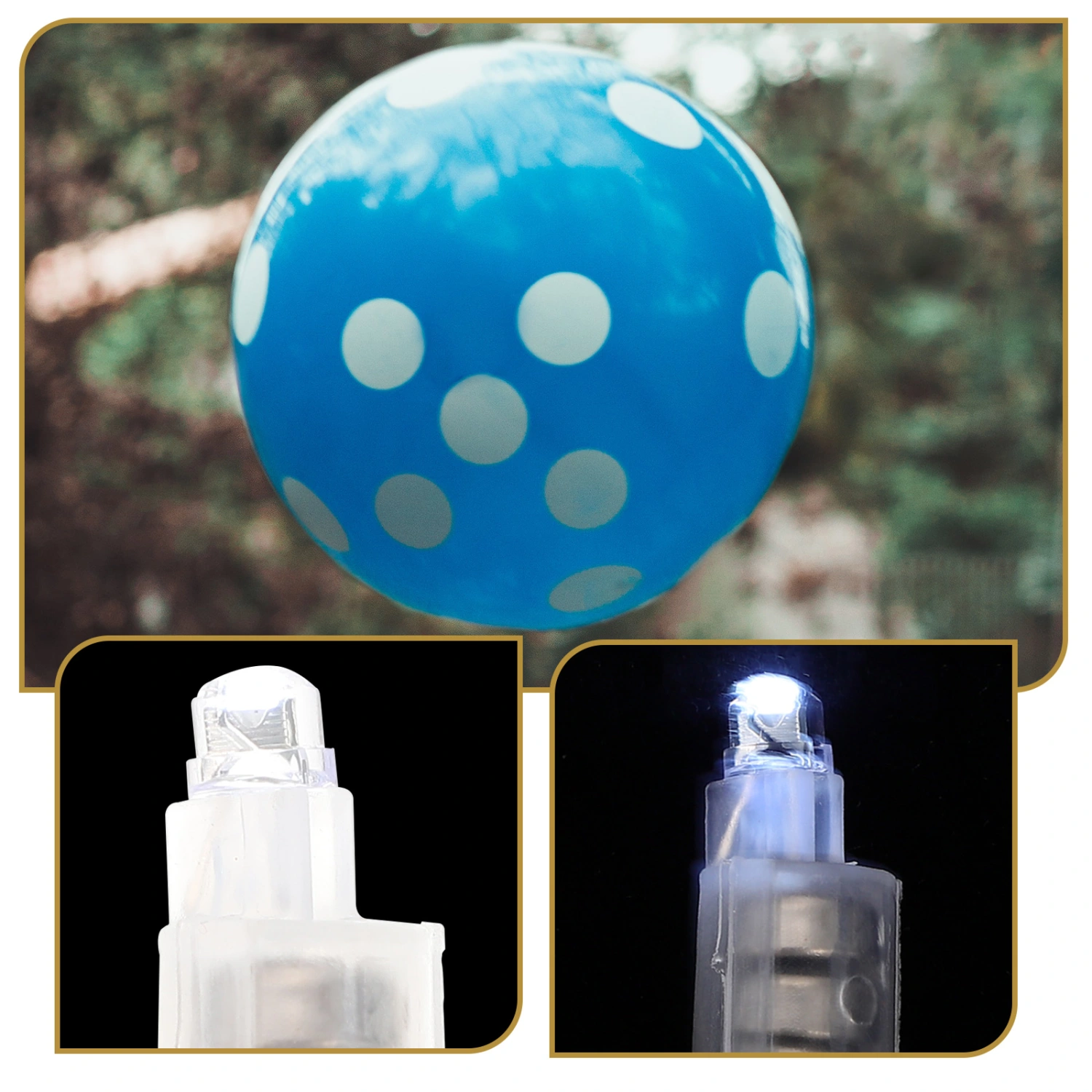 50 Pcs Balloon LED Lights Mini Balloon Lights Festival Party Scene Decorations