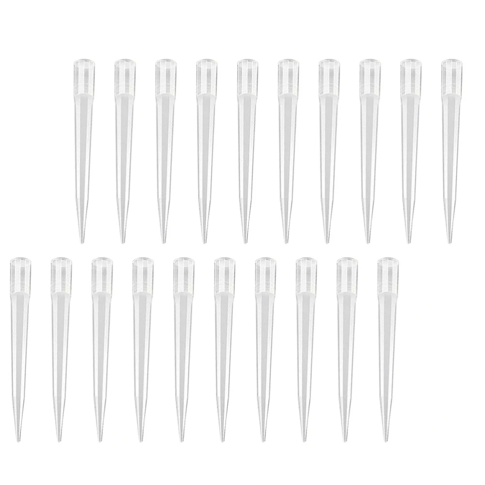 50pcs Transparent Pipettor Liquid Pipette Tips Plastic Nozzle Tips Accessories