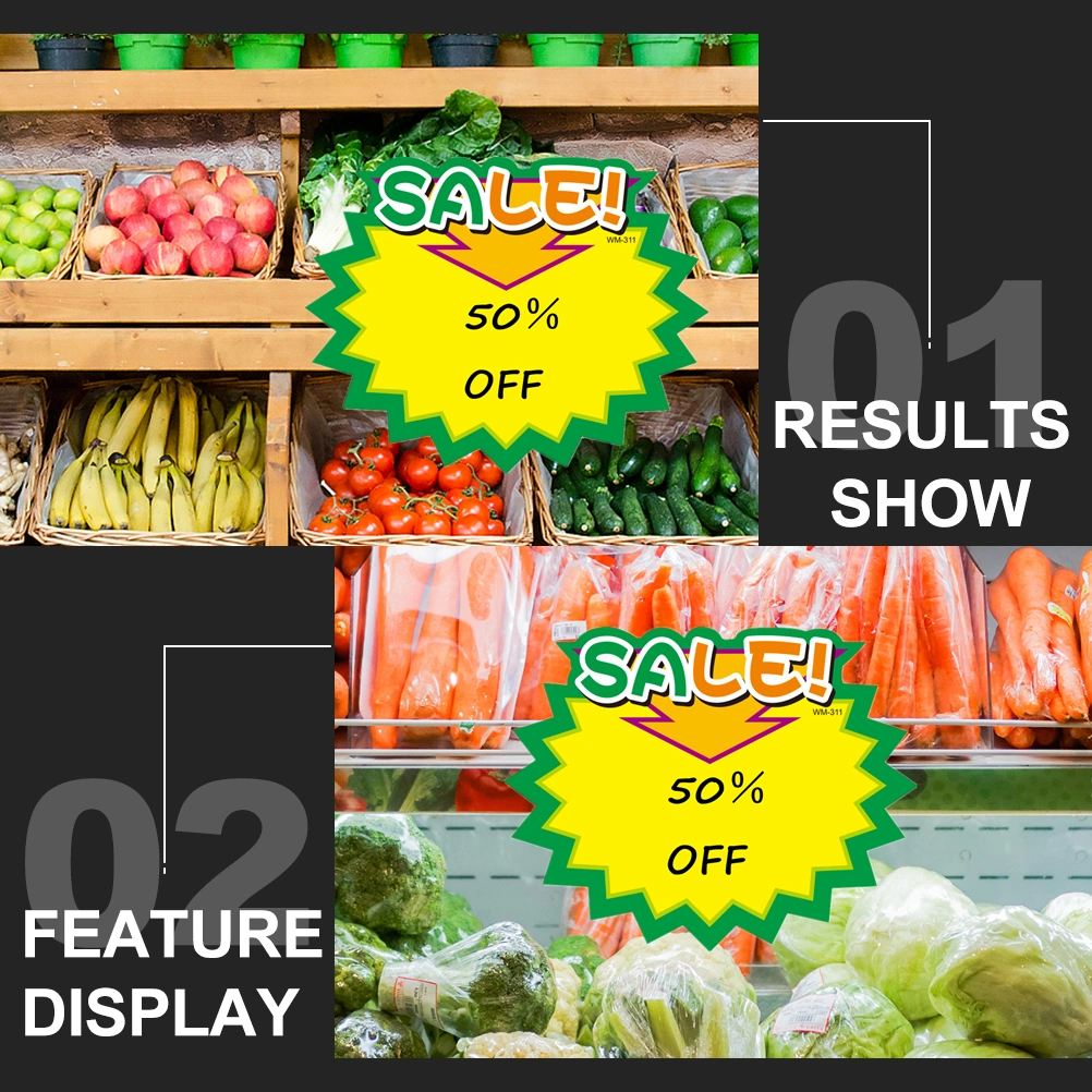 50 Pcs Market Price Signs Advertising Tags Retail Shop Blank Label Tags