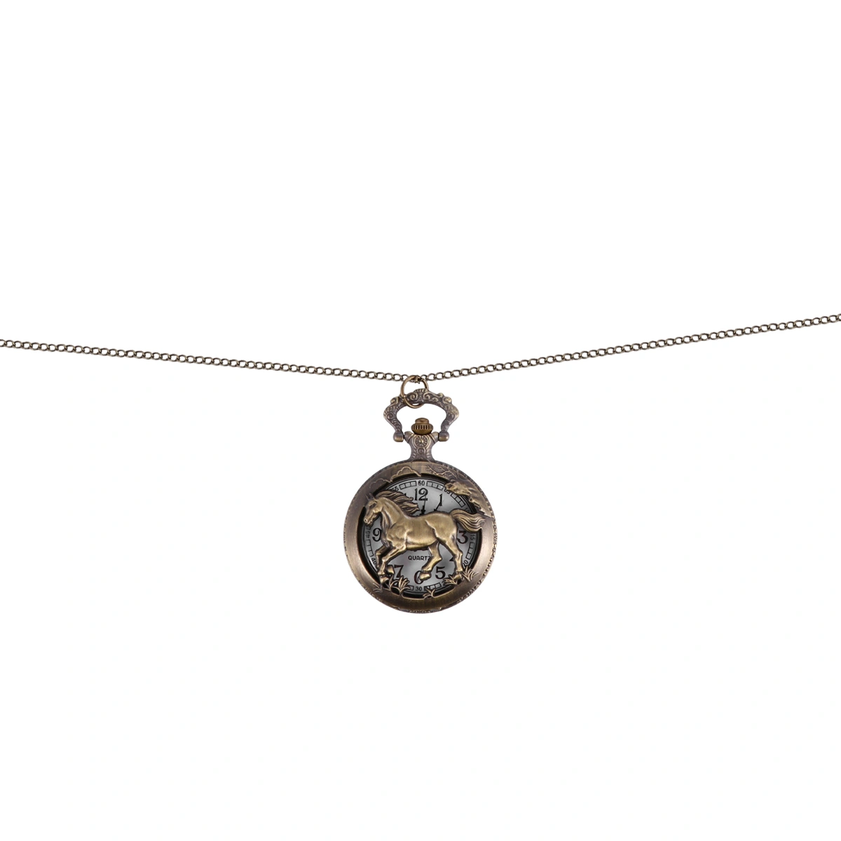 1PC Retro Hollow Pocket Watch Alloy Classic Delicate Quartz Pocket Watch
