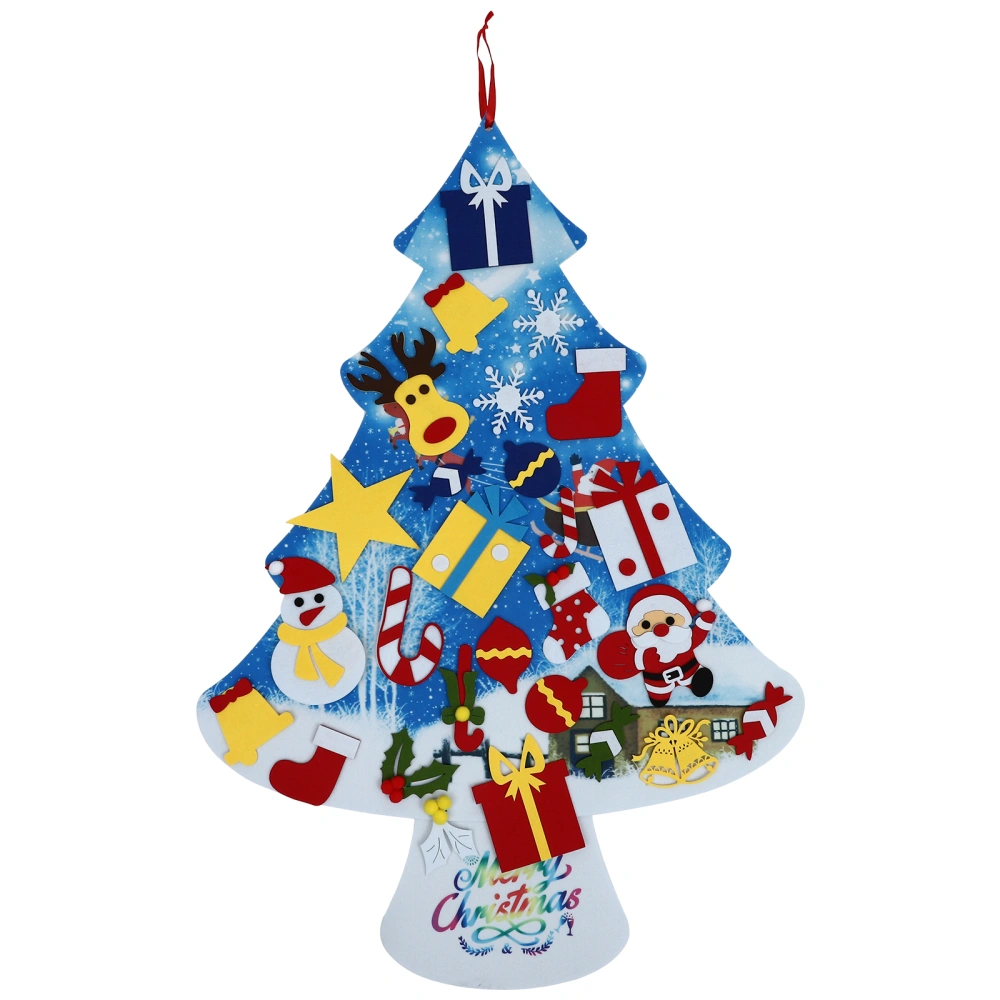 1Pc Three-dimensional Felt Christmas Tree for Decoration Xmas Party Decor