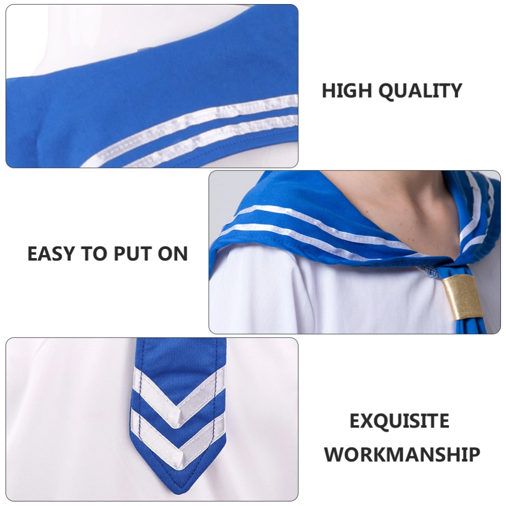 1 Set Performance Costume Sailor Uniform Cosplay Costume Kids Party Costume