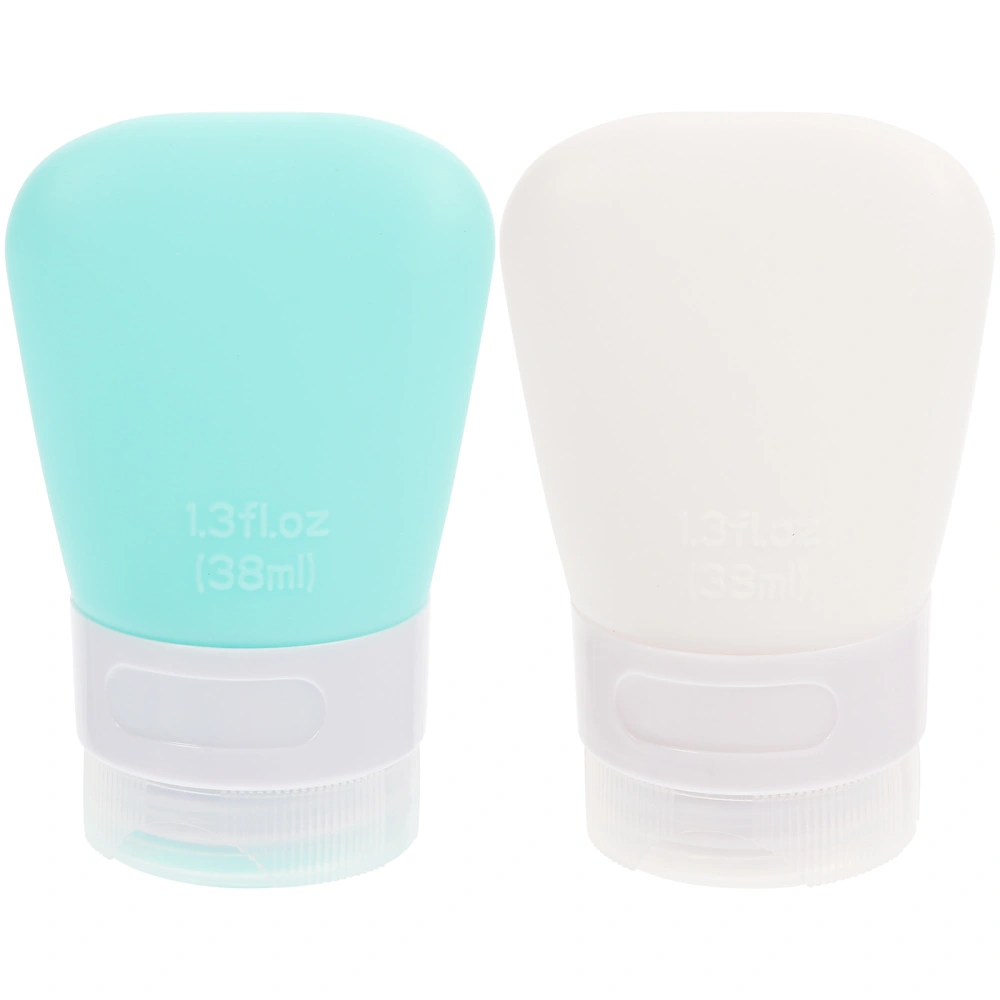 2Pcs Cosmetic Bottles Travel Bottles Skincare Sub Bottles Silicone Cosmetic Bottles Toiletry Bottles