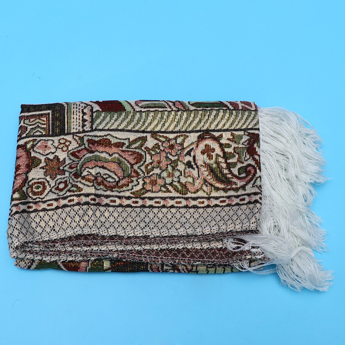 Cotton Muslim Prayer Rug Rectangular Prayer Mat Carpet for Living Room Bedroom Hall