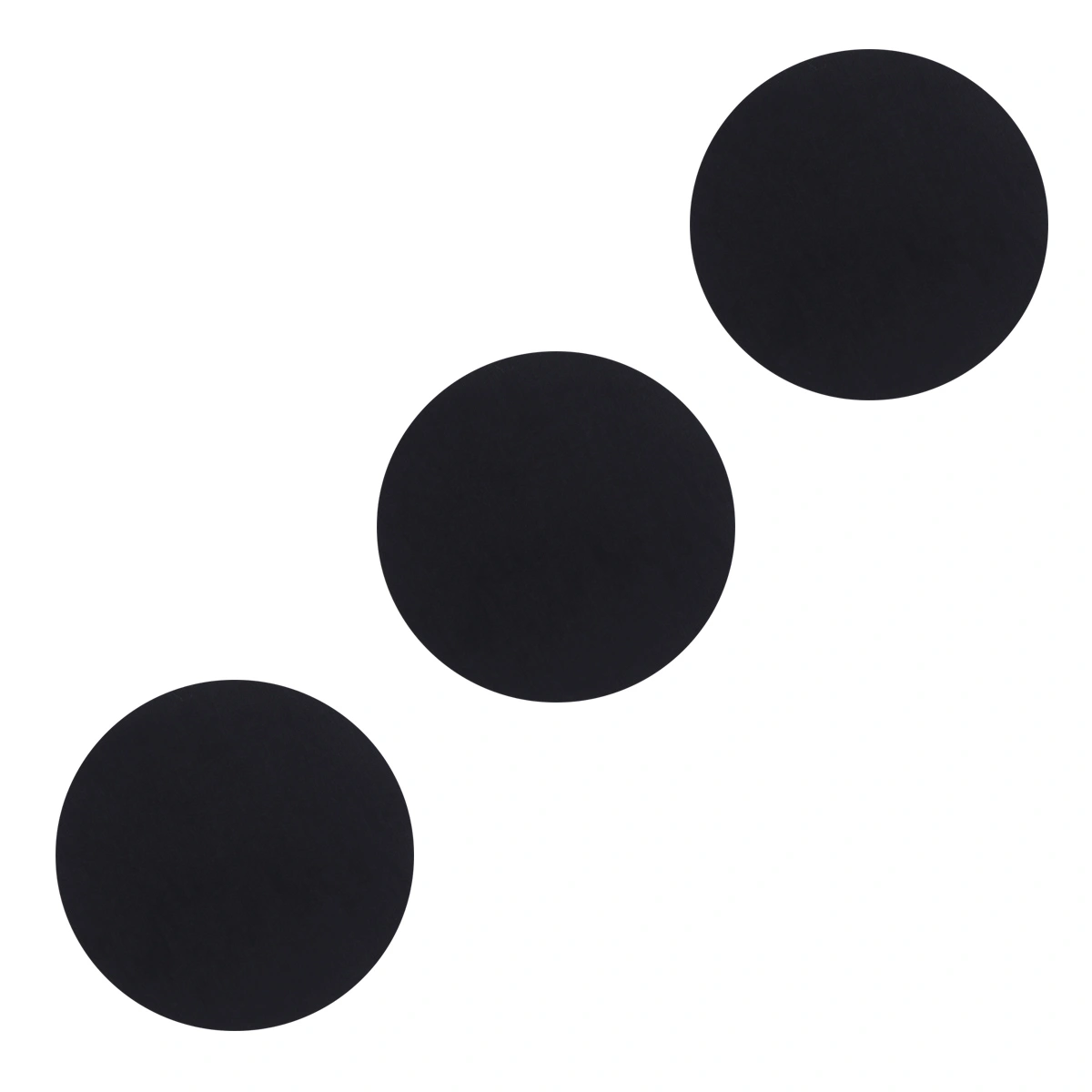 20Pcs Mobile Phone Bracket Accessories Patch Mobile Phone Magnetic Sheet Mobile Phone Holder Iron Plate (Black)