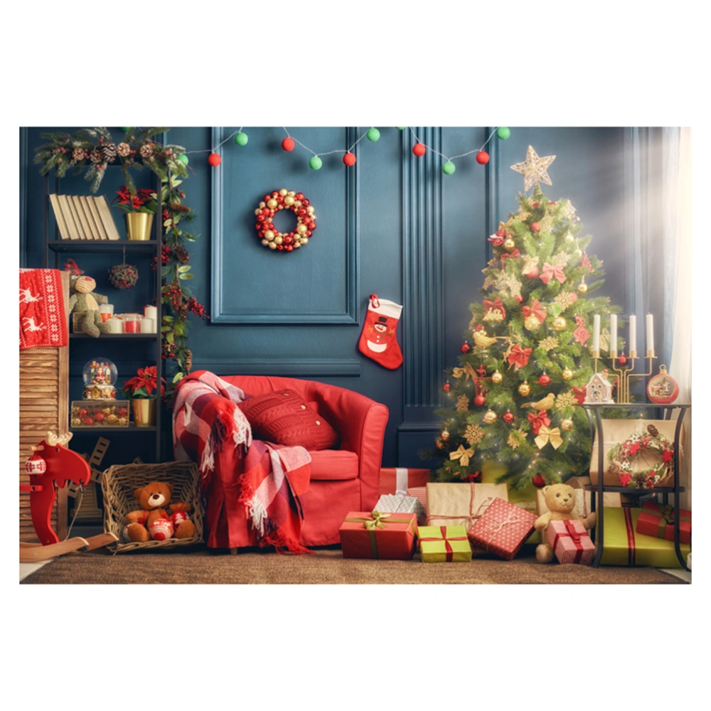 5x3ft Christmas Photo Background Party Backdrop Holiday Decoration Wallpaper Photography Studio Prop