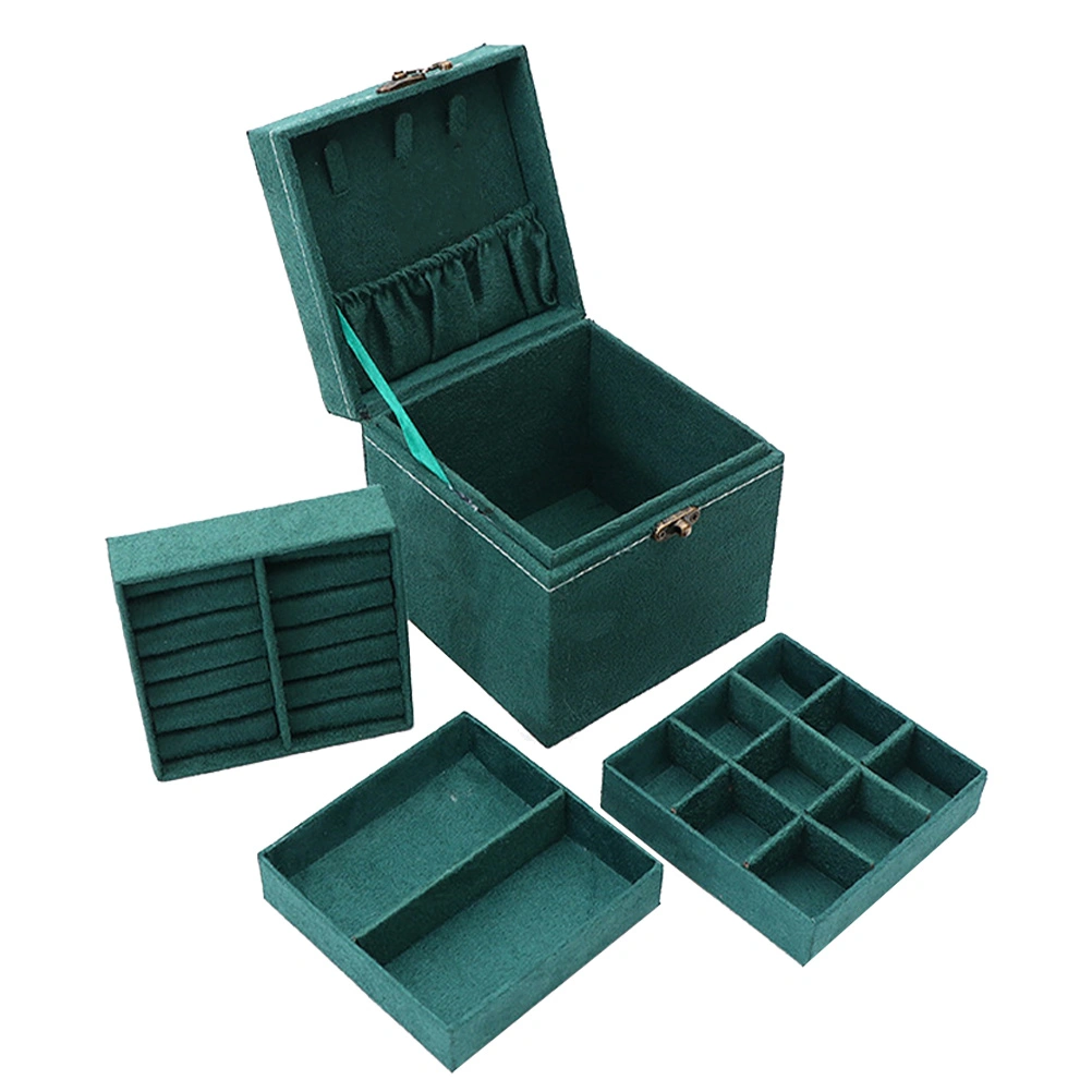 1pc Jewelry Box Multi-layer Jewelry Organizer Box Jewelry Storage Display Box