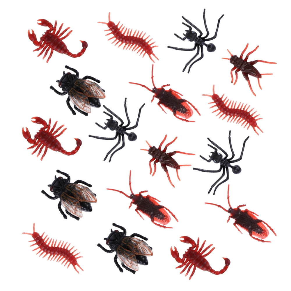 60Pcs Simulation Insect Model Realistic Spider Centipede Scorpion Prank Toys