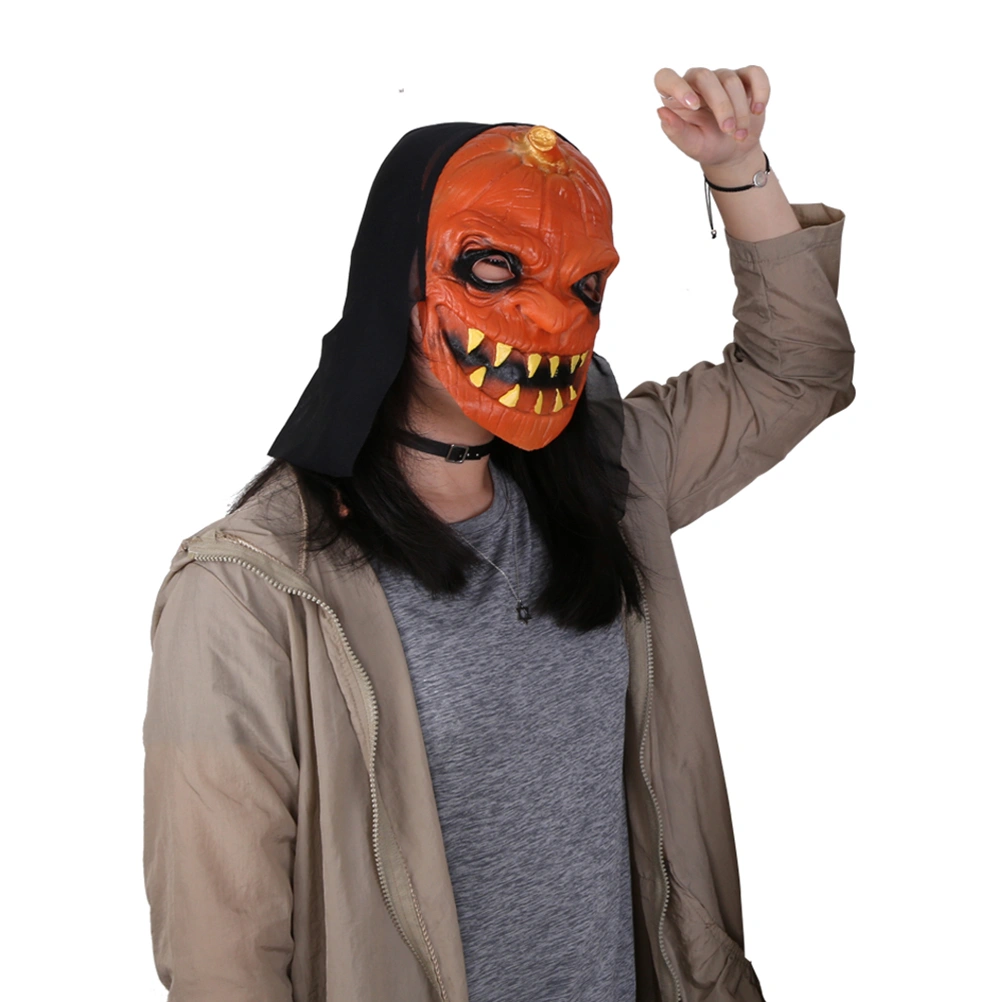 Halloween Funny Tricky Mask Canine Pumpkin Face Mask Scary Skull Mask Cosplay Devil Masquerade Costume Party Carnival Festival Theme Party Supplies