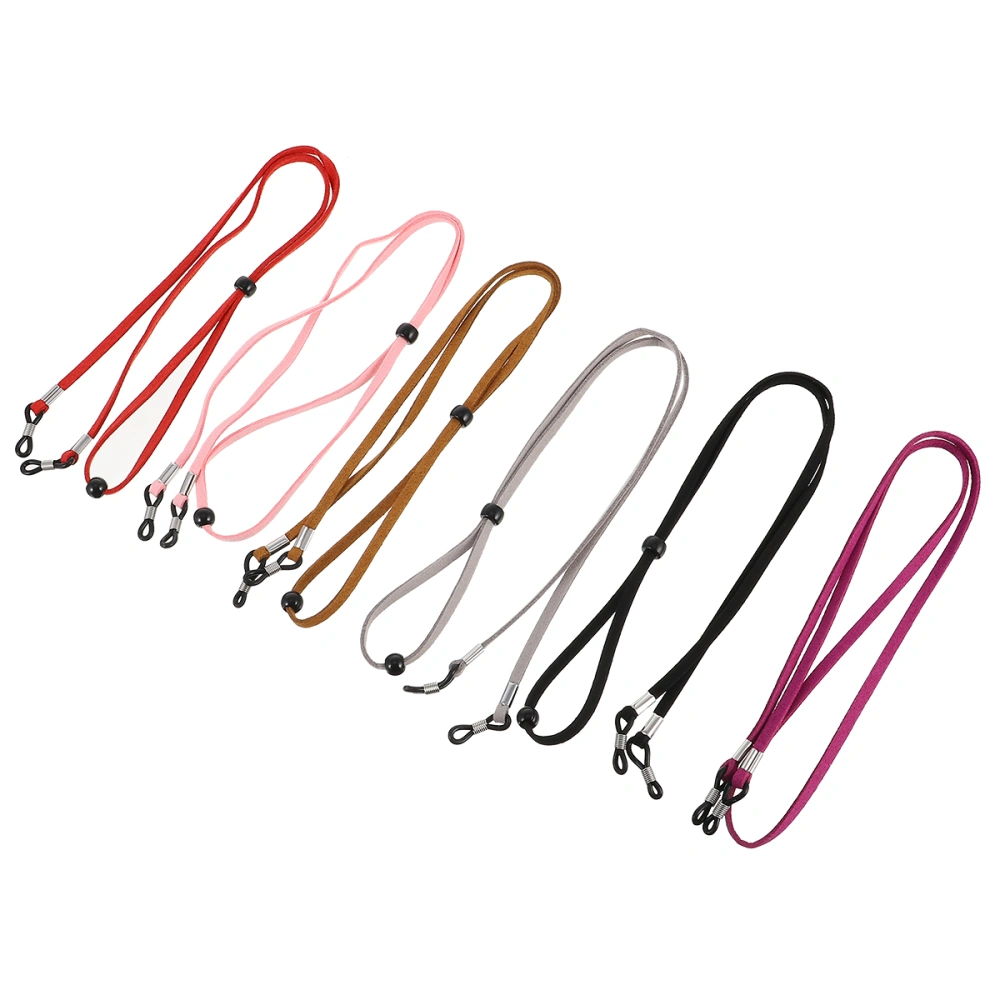 6pcs Adjustable Non-slip Glasses Rope Sports Glasses Lanyard Accessories