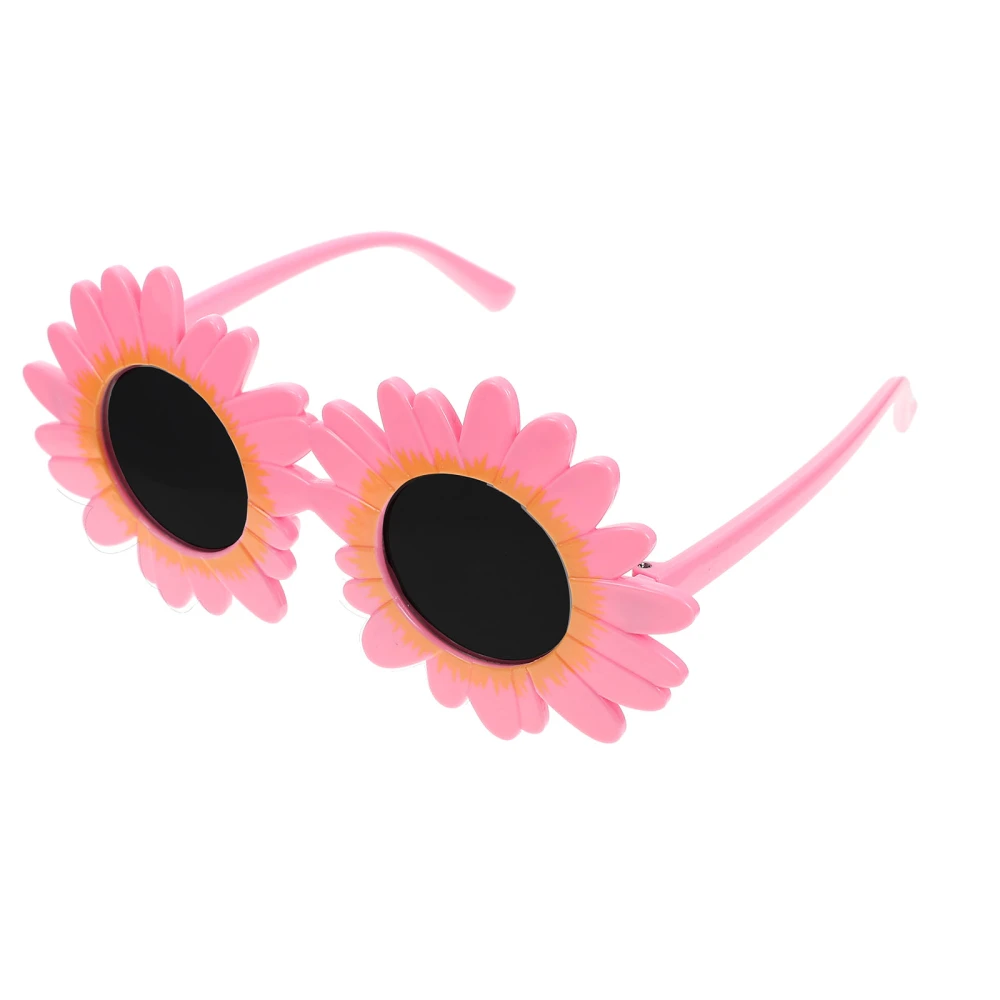 1 Pair Fashionable Flower Sunglasses Delicate Party Sunglasses for Children