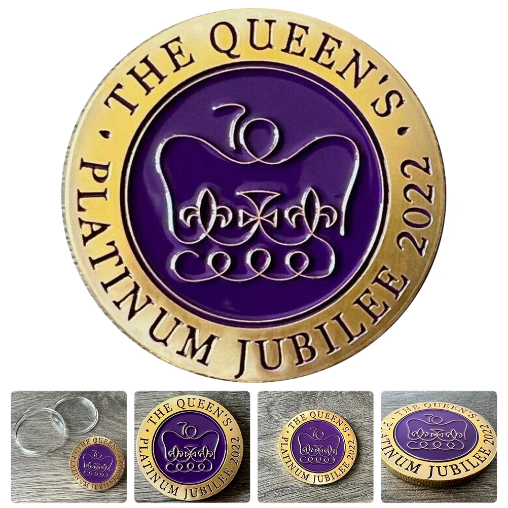 British Queen Commemorative Coin Iron Art Coin Metal Souvenir Coin Collectible Coin