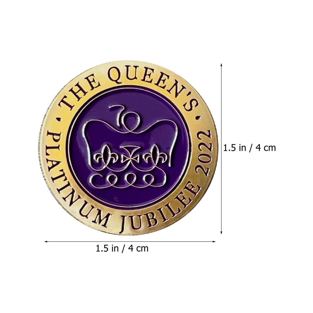 British Queen Commemorative Coin Iron Art Coin Metal Souvenir Coin Collectible Coin