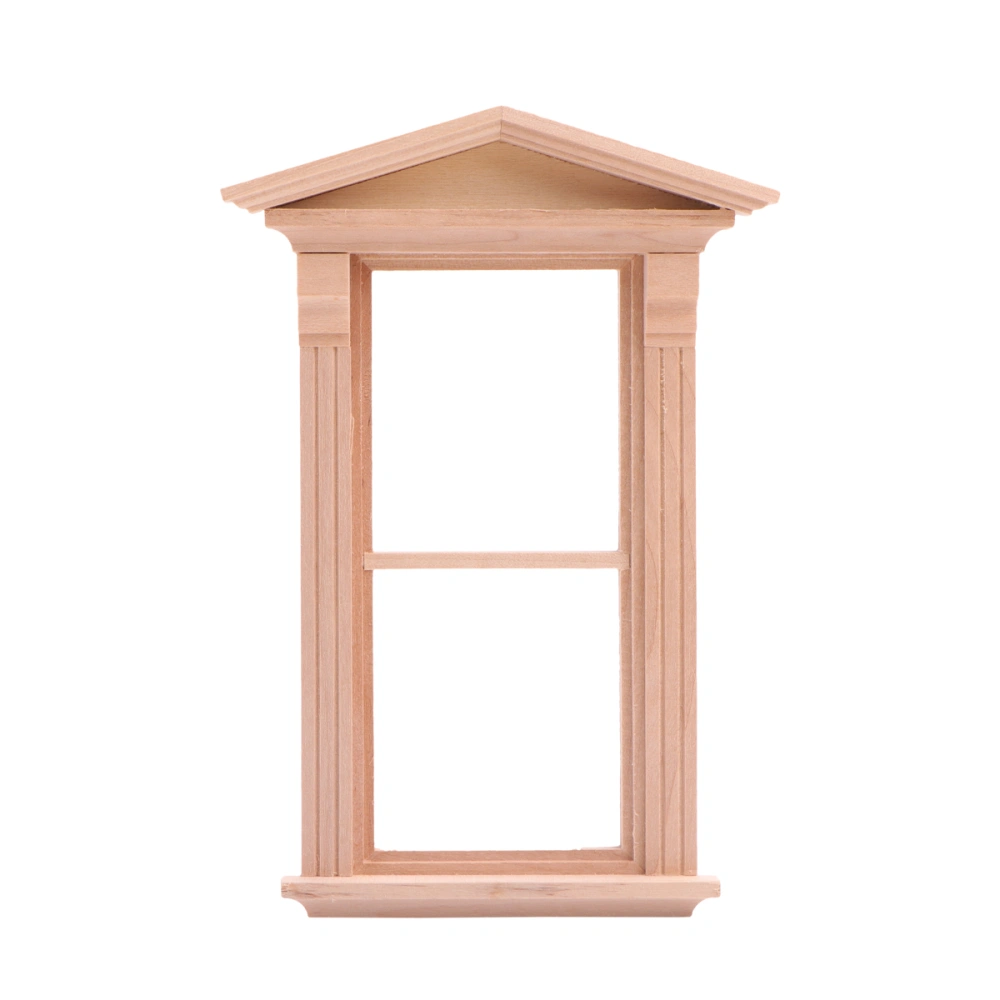 1pc Mini House DIY Miniature Furniture Window Wooden ini House Decor Ornament Photo Props for Kids