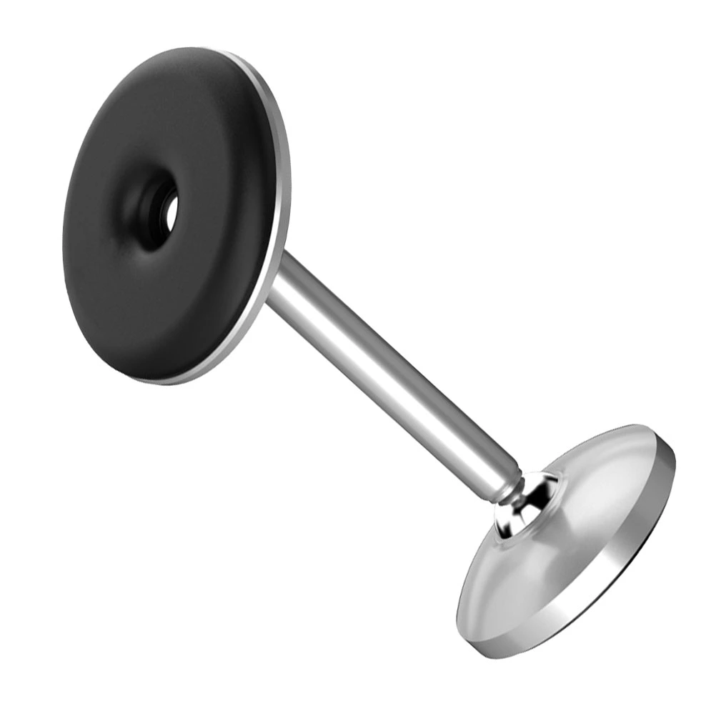1Pc Magnetic Suction Mobile Phone Stand Aluminum Alloy Air Outlet Can Rotate Mobile Phone Stand 360 Degrees (Silver)