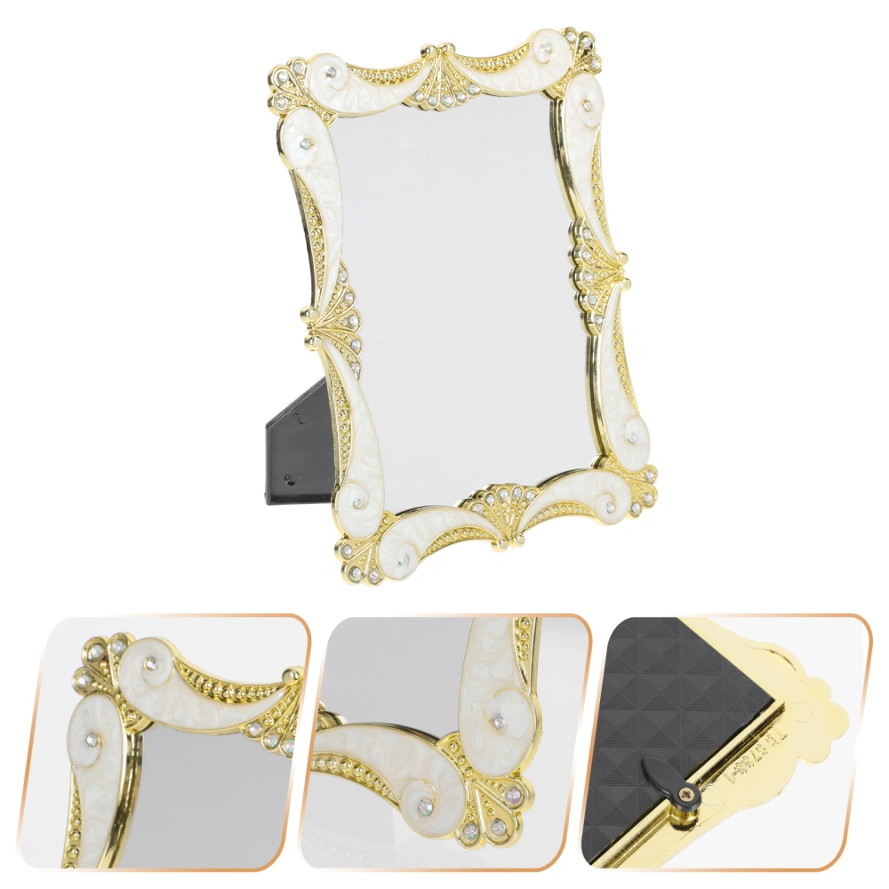 1PC European Type Desktop Makeup Mirror Fashionable Single-sided Table Mirror