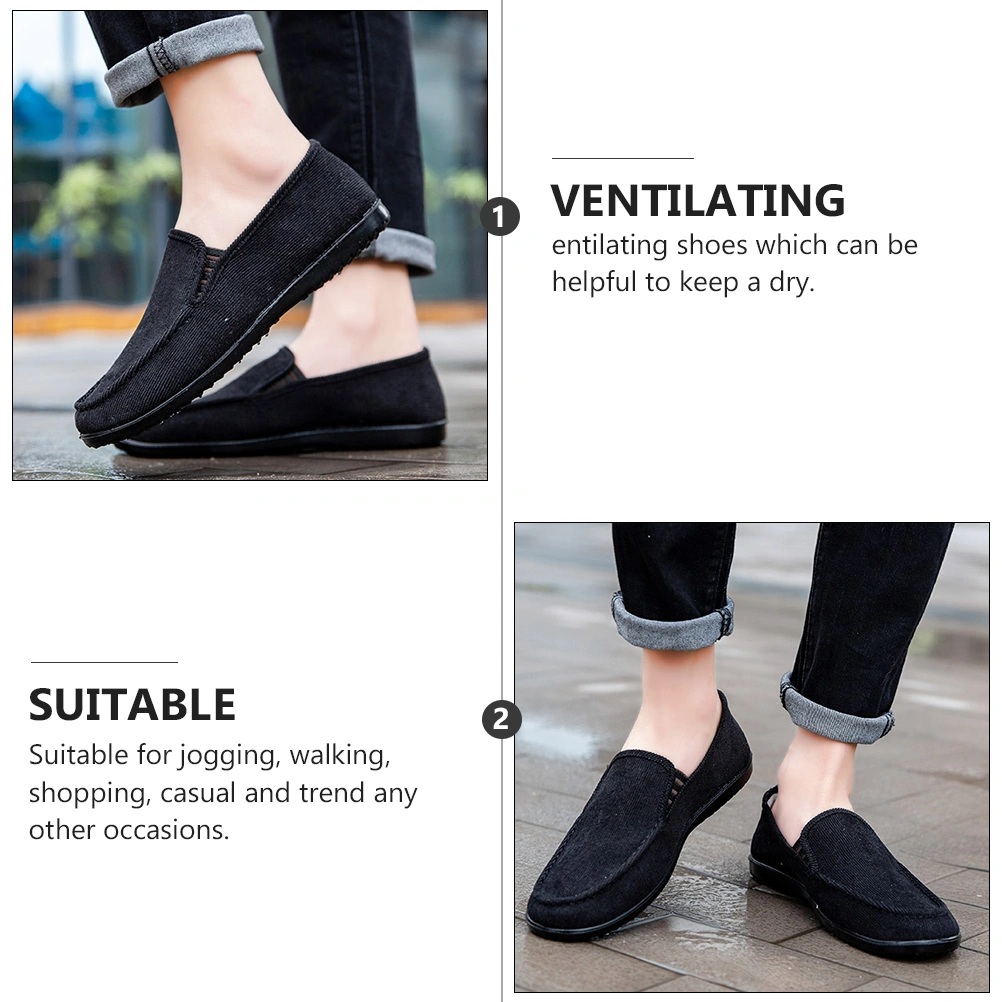 1 Pair Four Seasons Male Shoes Sole Men Shoes Leisure Breathable Shoes