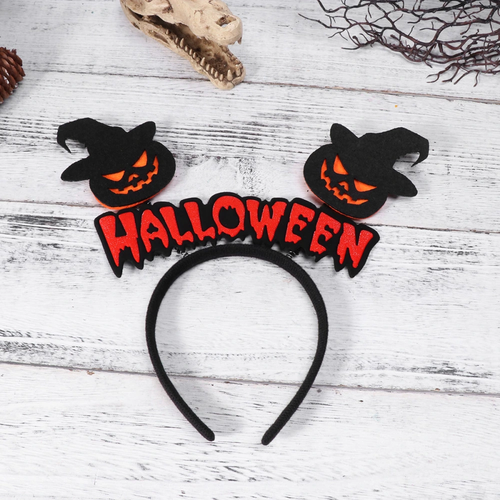 Pumpkin Hair Women Girls Headband Dress Up Accessory Prop Halloween Supplies