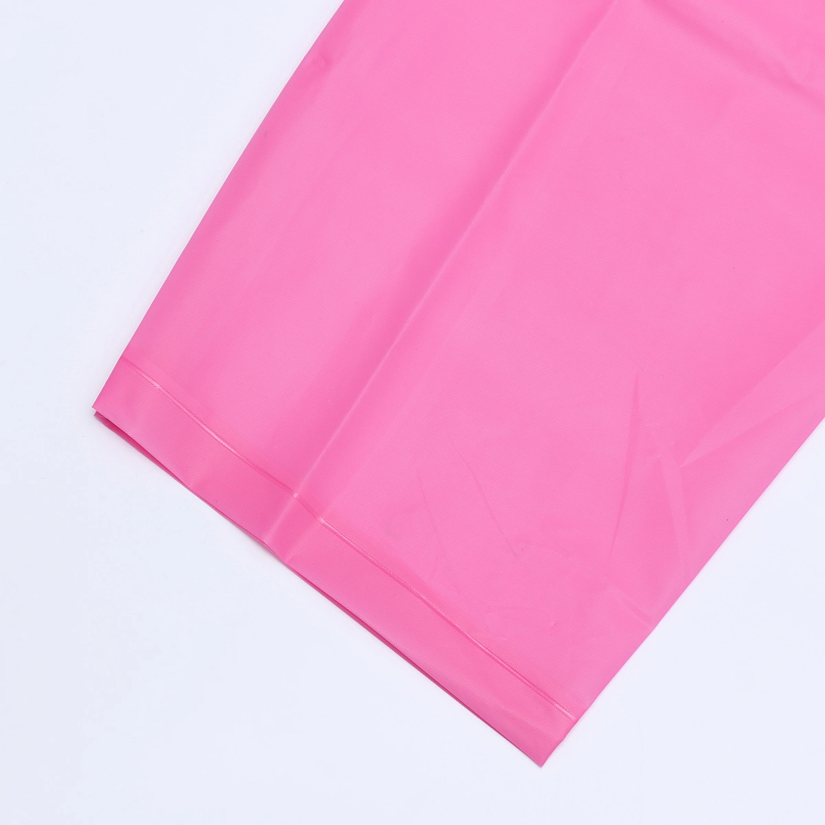 Kid Raincoat Simple EVA Thickened Translucent Raincoat for Girl Kid Child (Pink)