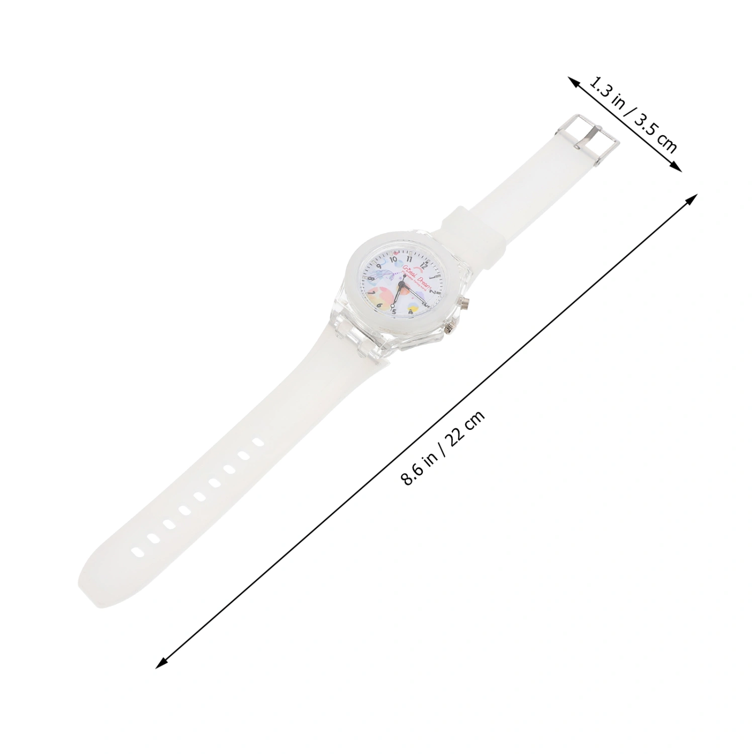 Kids Luminous Watch Colorful Lights Watch Student Watch Pretty Wrist Watch
