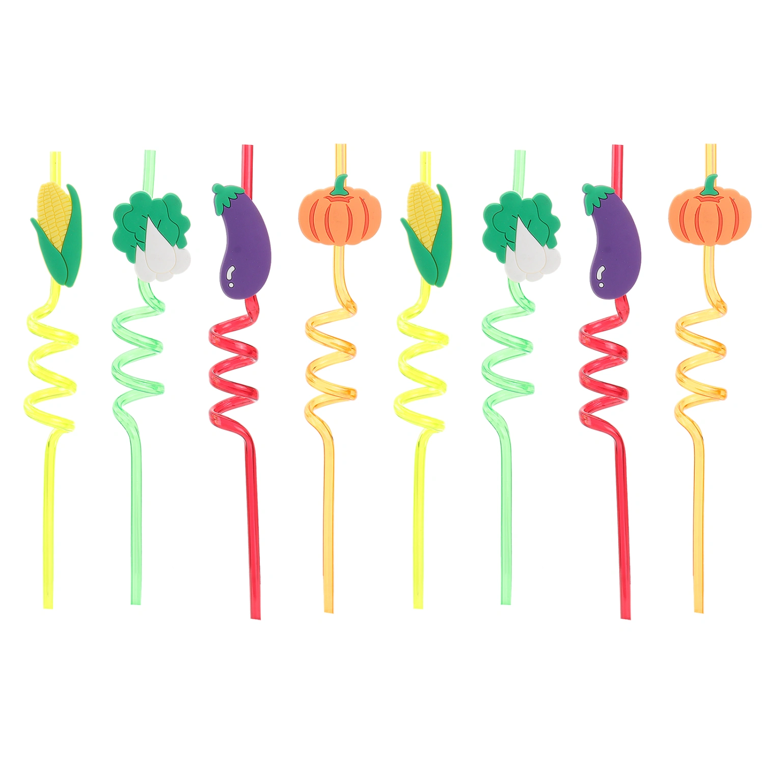 8pcs Straw Candy Color Straw for Party Birthday Festival