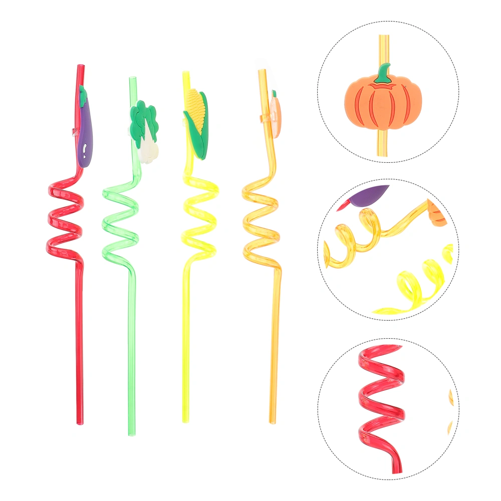 8pcs Straw Candy Color Straw for Party Birthday Festival