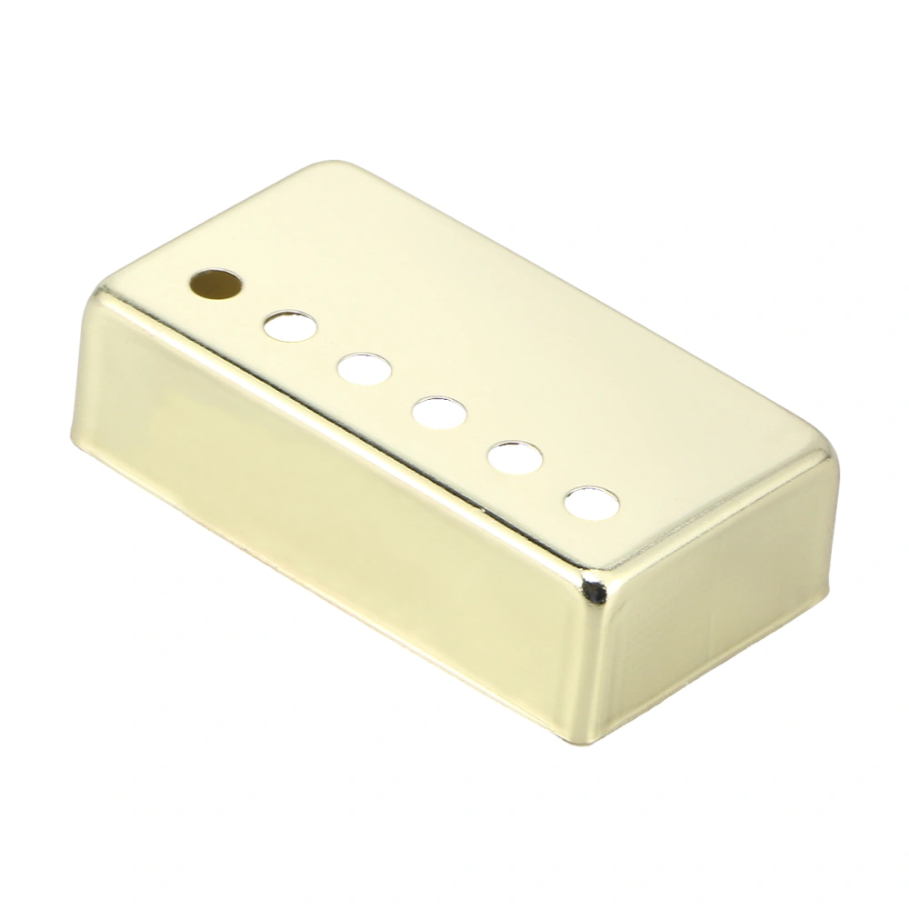 2PCS Metal Double Coil Pickup Cover for LP Style Electric Guitar (Gold)