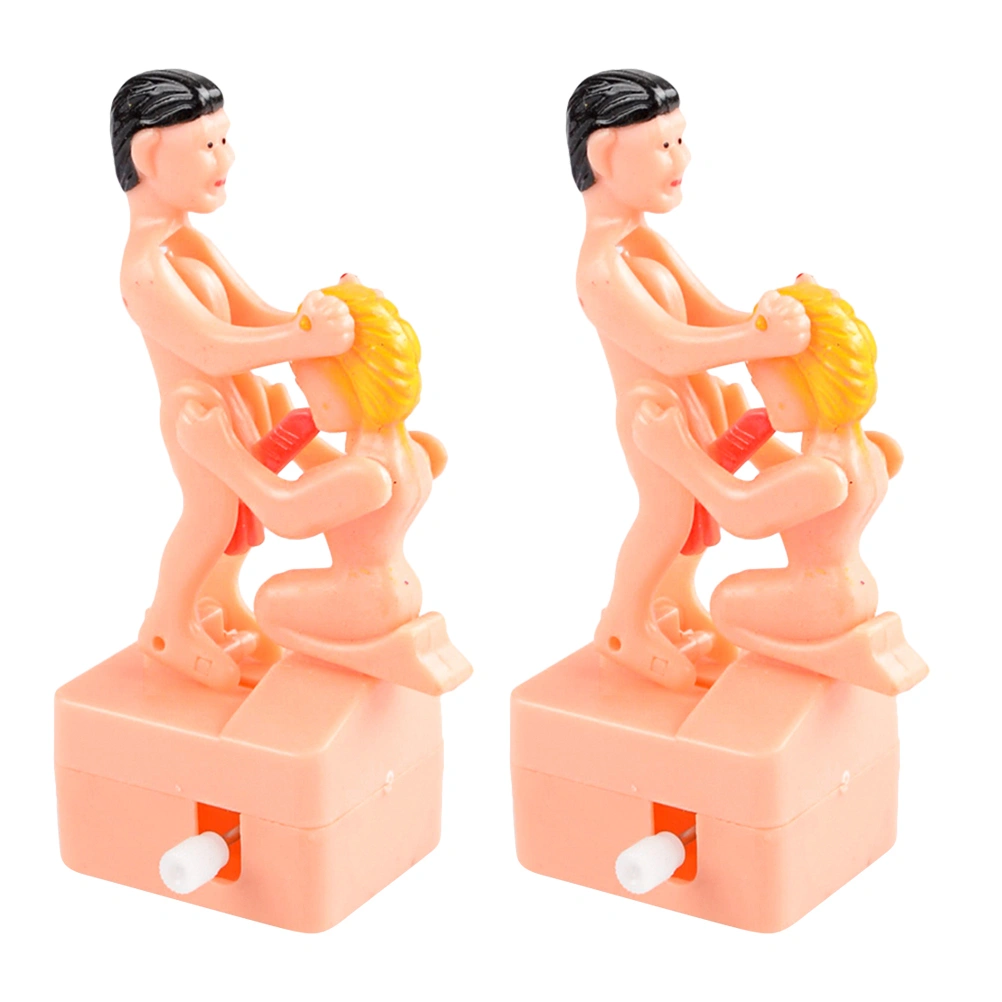 2pcs Bachelor Party Playthings Funny Wind Up Toys Party Spoof Toy Bachelor Party Props (2 Styles)
