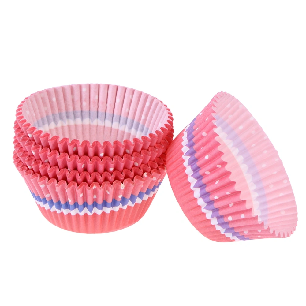 100 Pcs Paper Baking Cups Cupcake Wrappers Liners Muffin Cases Cake Cup Party Favors (Red)