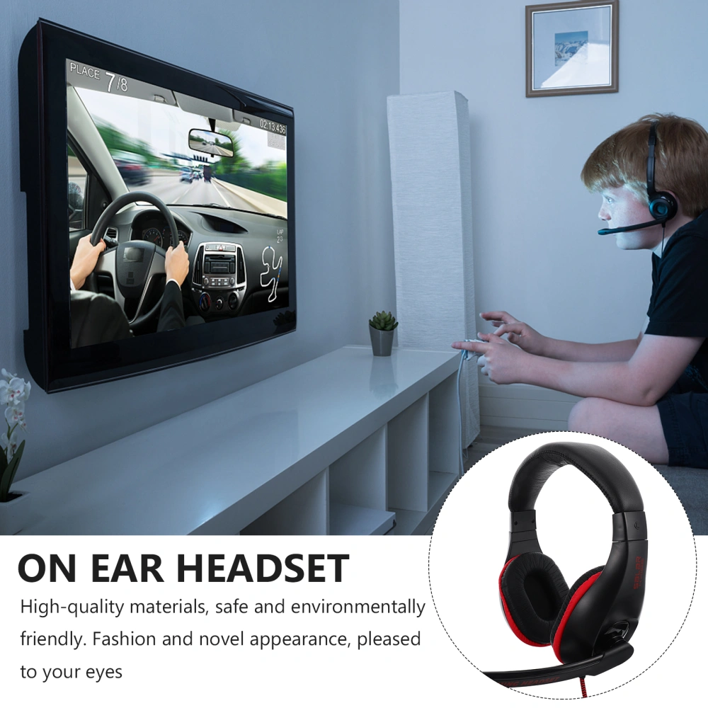 Gaming Headphone Over Ear Gaming Headset Wired Stereo Headset With Mic