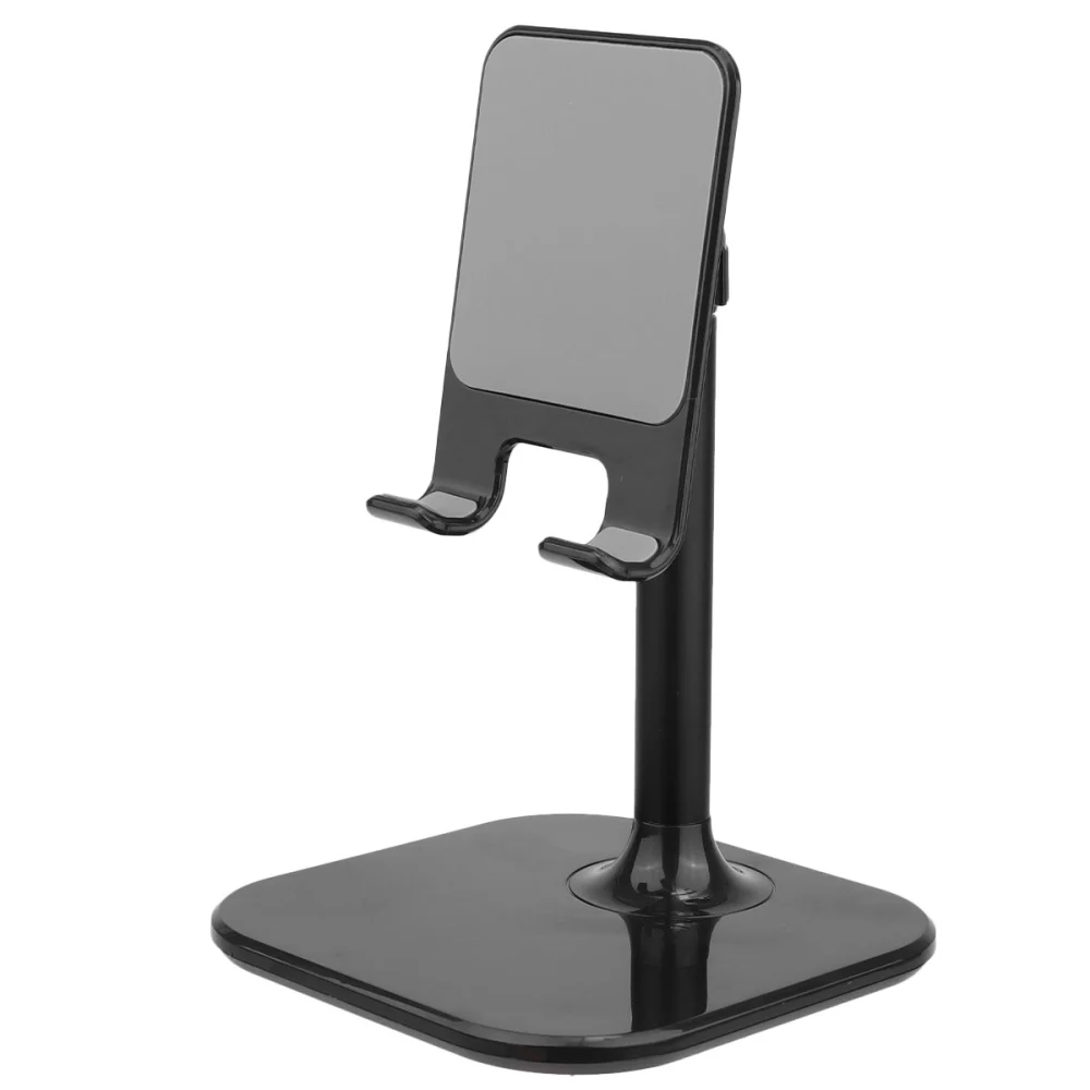 Phone Tablet Mount Lazy Phone Holder Desktop Stand Tablet Bracket Hand Free Telescopic Phone Tablet Display Stand (Black)