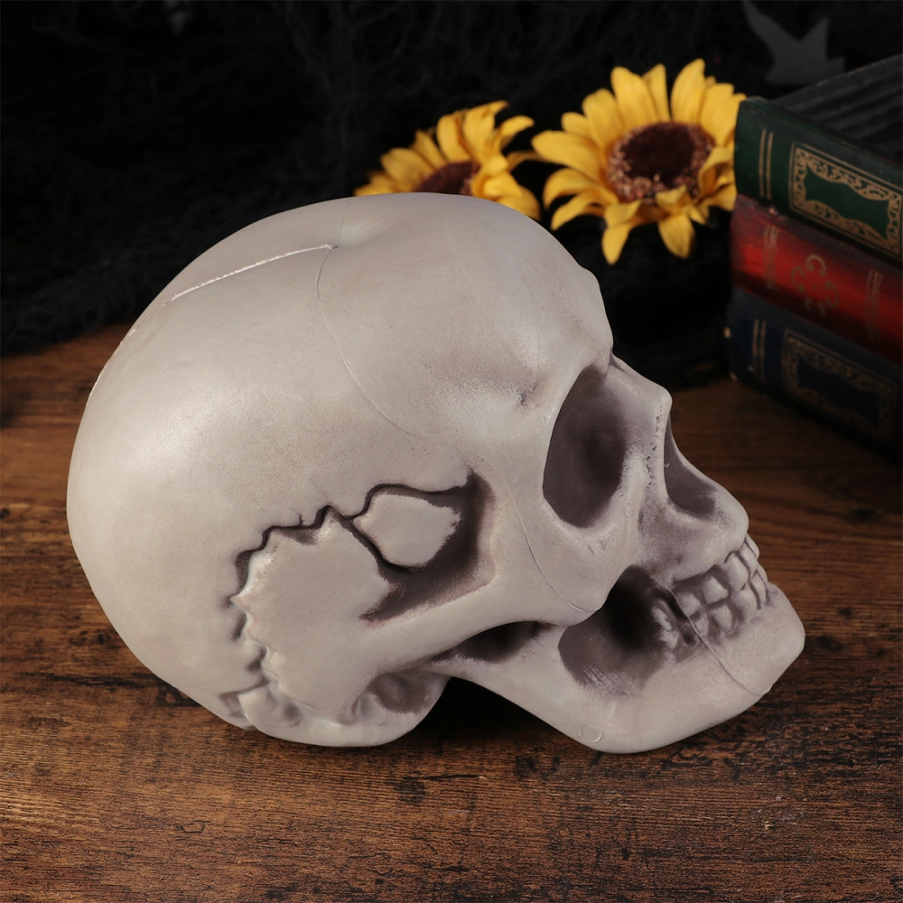 Halloween Artificial Skull Scared Skull Ornament Ghost House Props Party Supplies (3)