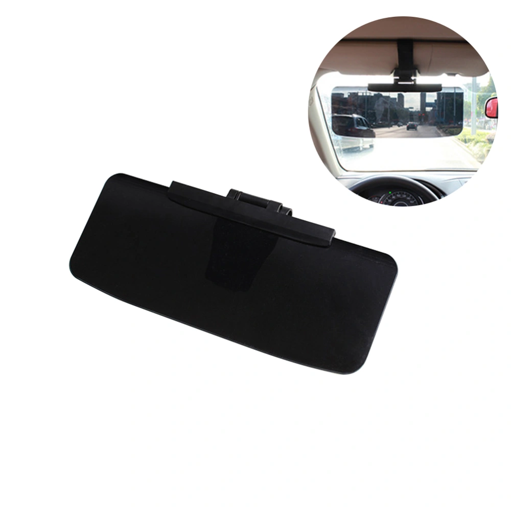 Car Anti-Glare Tinted Windshield Extender - Anti-Glare Sun & UV Rays Block Visor Extender for Any Car Truck or RV (Black)