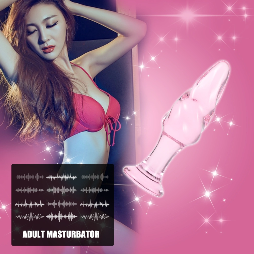 Prostate Anal Plug Glass Butt Plug G-spot Stimulator Adult Flirting Toy