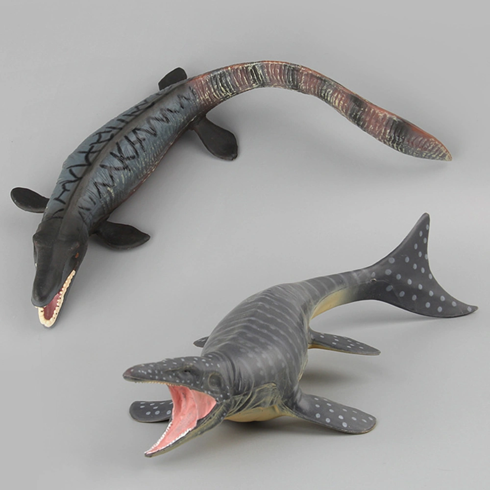 1pc Plastic Dinosaur Model Simulation Jurassic Period Dinosuar Model Lifelike Tylosaurus Toy Ancient Tylosaurus Desktop Adornment