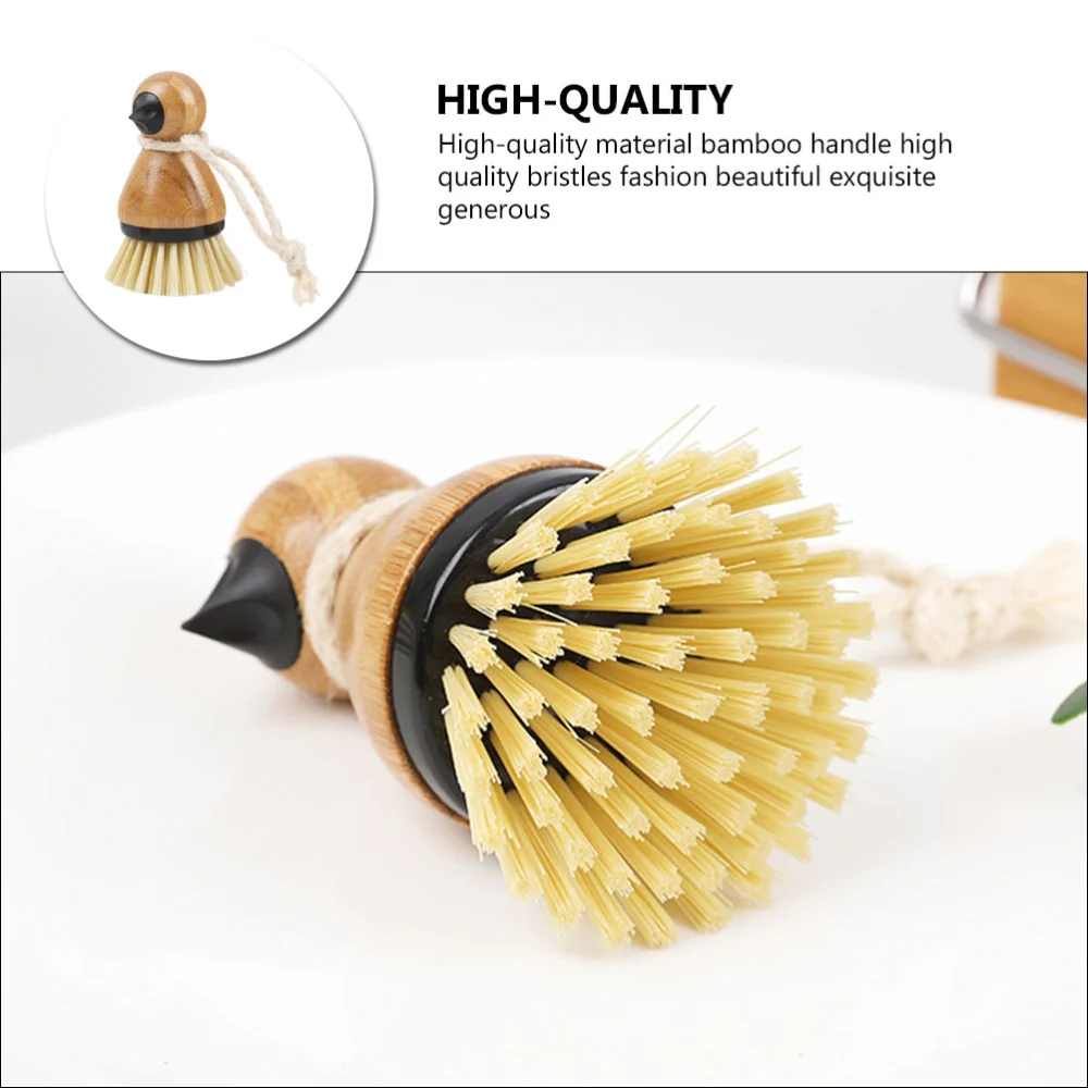 Plastic Cleaning Brush Vertical Fruit Vegetable Brush Kitchen Cleaning Brush