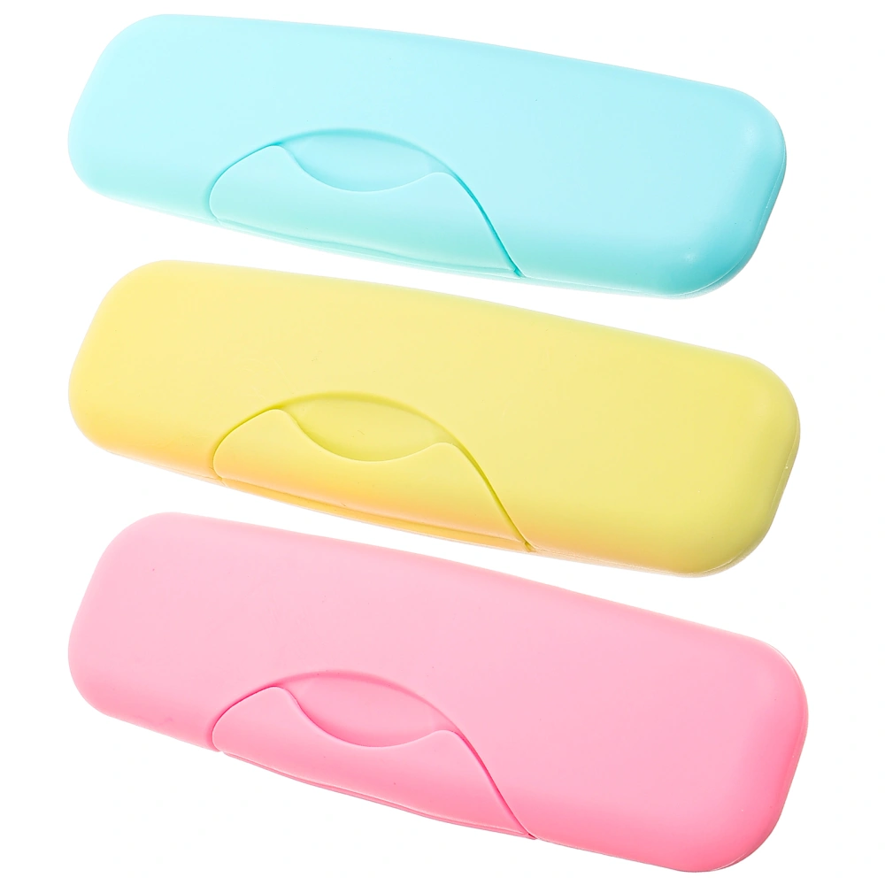 3Pcs Tampon Holders Chopsticks Storage Cases Chopsticks Holders Tampon Boxes Cutlery Cases