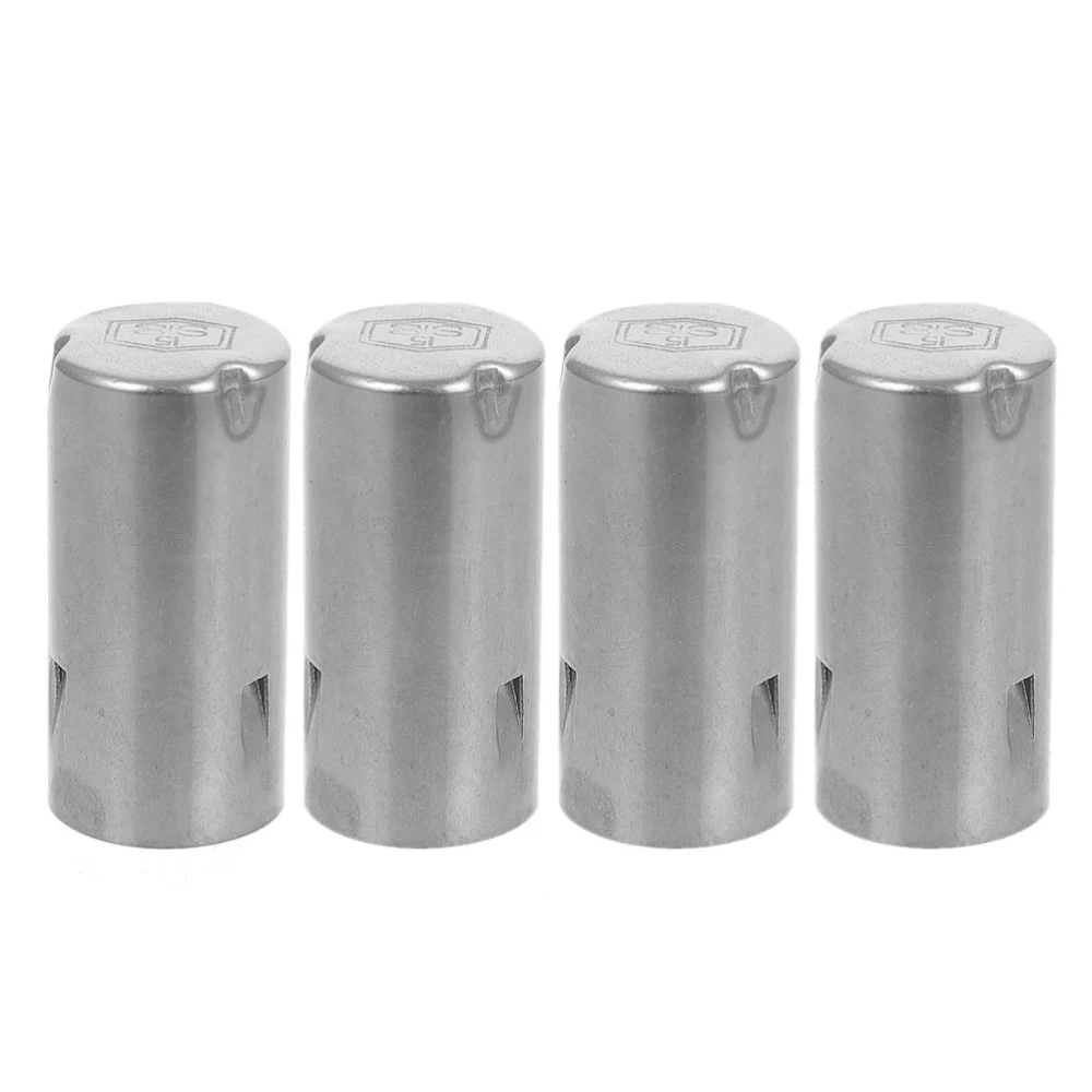 4pcs Laboratory Test Tube Caps Test Tube Stainless Test Caps Test Tube Covers