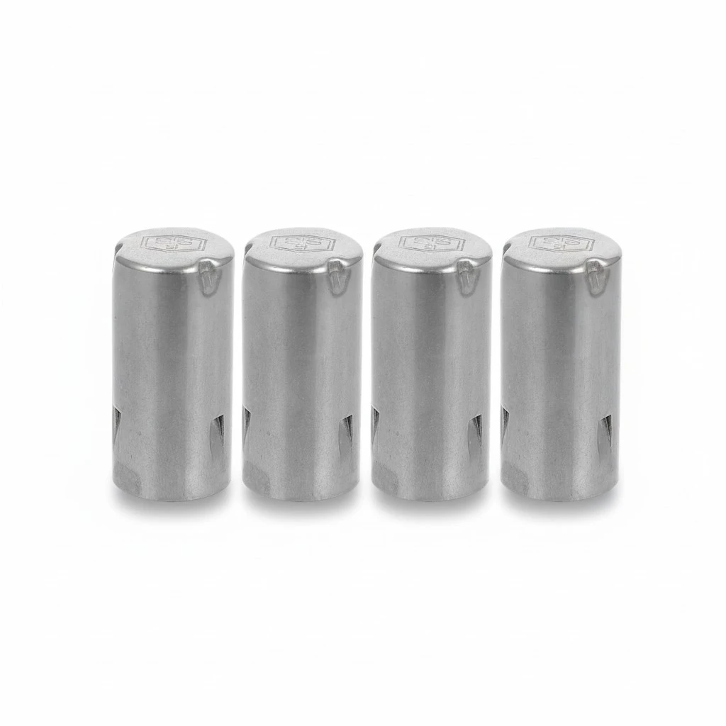 4pcs Laboratory Test Tube Caps Test Tube Stainless Test Caps Test Tube Covers