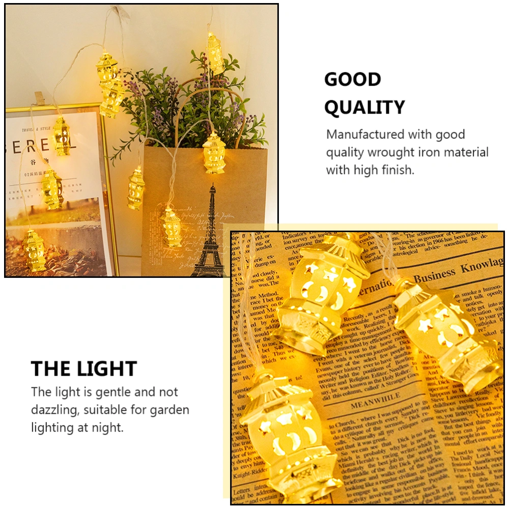 1 Set 1.5M Decorative String Lamp 10 LED Bead Home Festival Eid Decorative Lamp