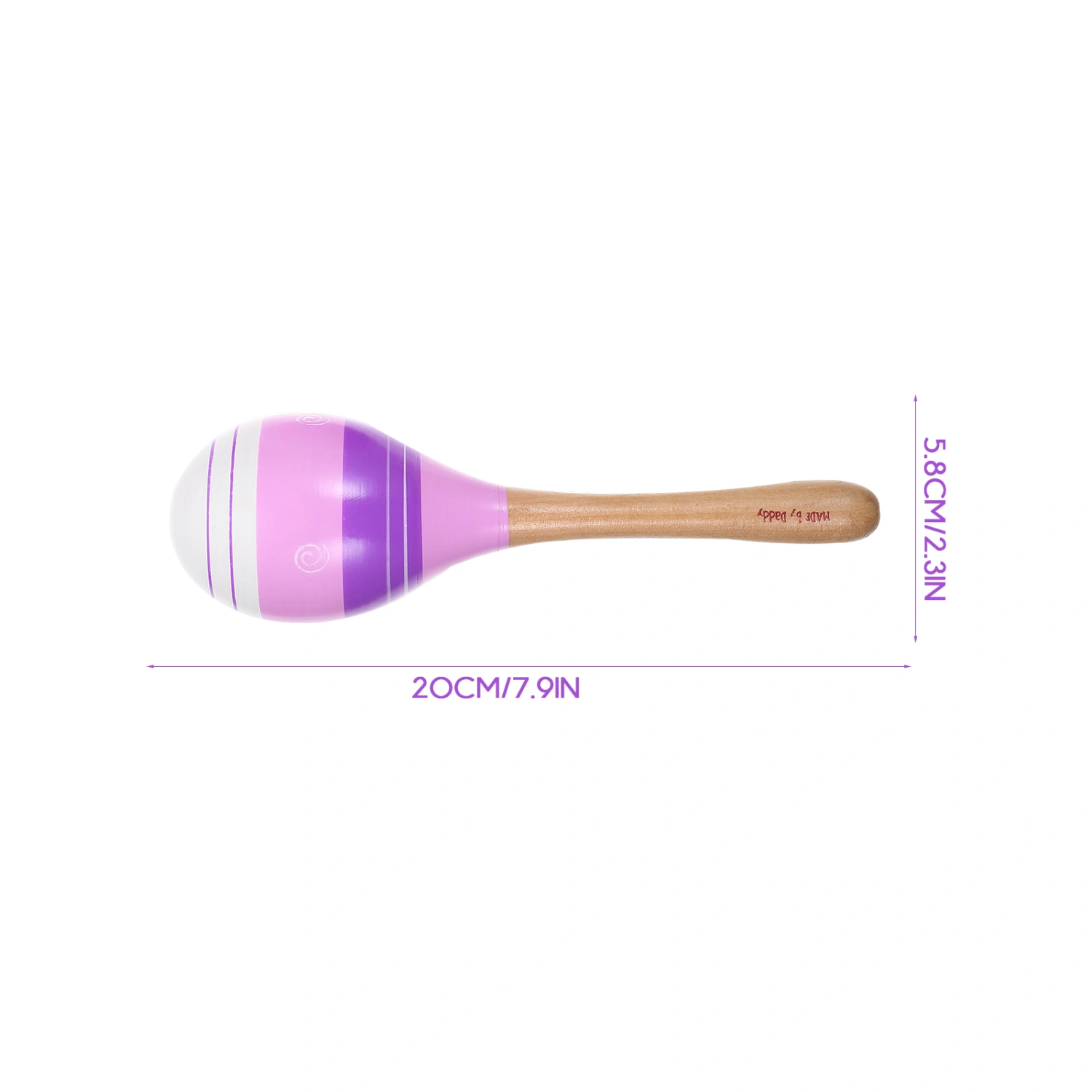2Pcs Adorable Sand Hammers Children Early Educational Musical Instruments