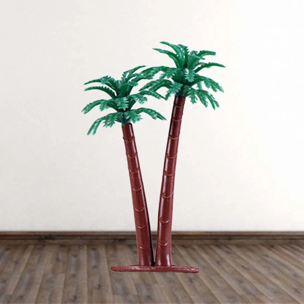 Artificial Coconut Tree Decor Beautiful Micro-landscape Scenery Decor for Home Store Fish Tank