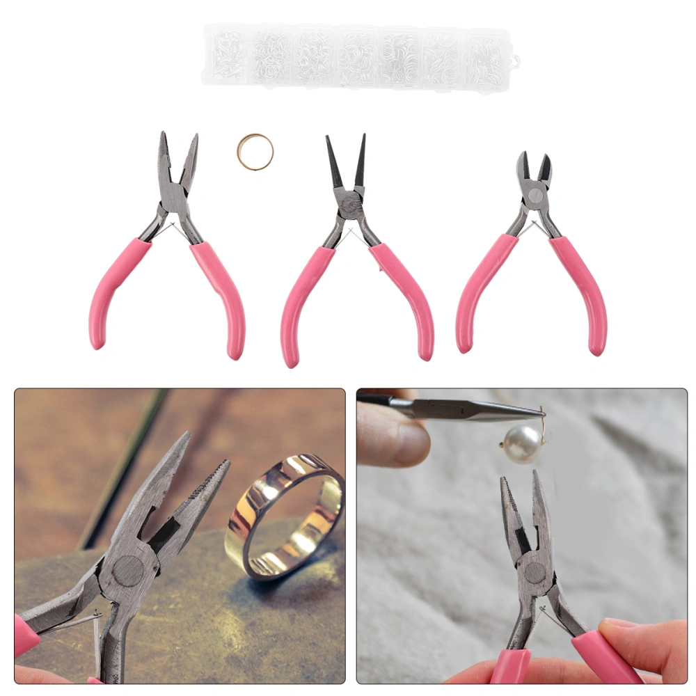 1265 Pcs Handcrafted Jewellery Accessory Kit Jewellery Making Set Pliers Tools