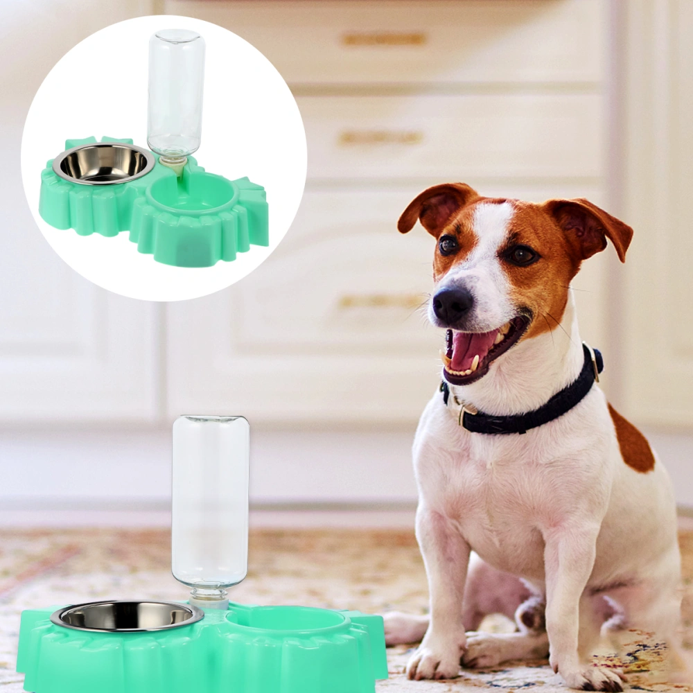 1 Set Pet Bowl Dog Bowl Cat Eating Bowl Double Feeding Bowl Pet Supplies