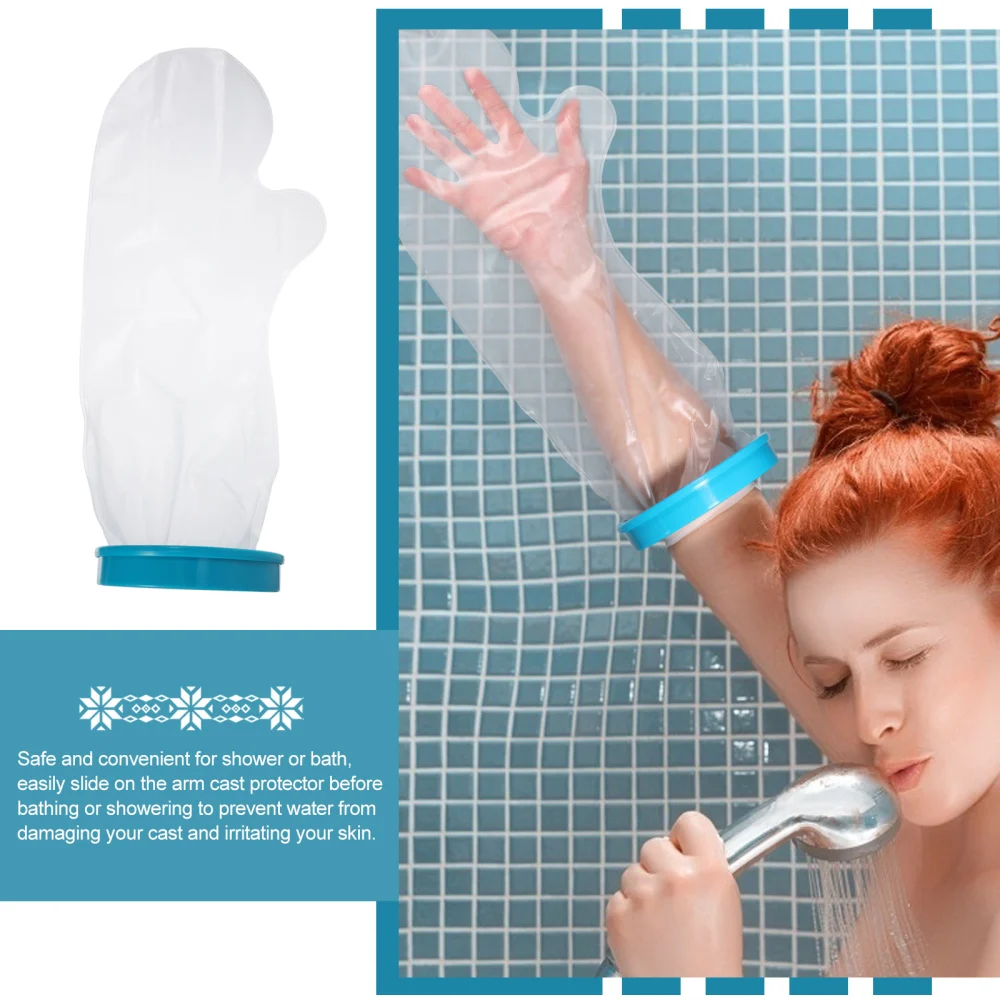 Waterproof Arm Cast Cover Shower Reusable Plaster Bandage Protector Sleeve