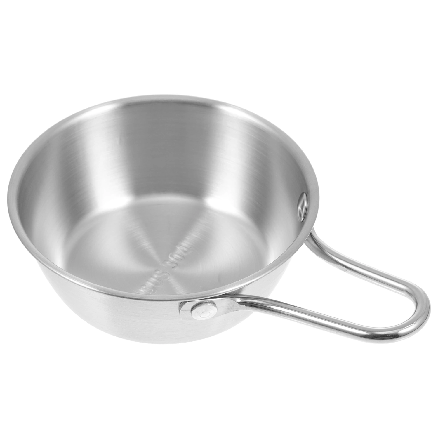 1 Pc Practical Stainless Steel Bowl With Handle Exquisite Korean Cuisine Bowl Cold Bowl
